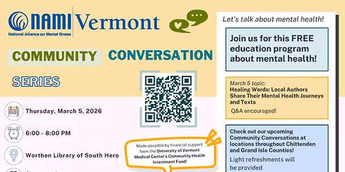 Healing Words: Local Authors Share Their Mental Health Journeys and Texts