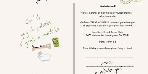 Treat Yourself: A Matcha Weekend with Souls. x Olive & James (Limited Gift with Purchase)!