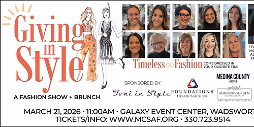 Giving In Style - Fashion Show & Brunch