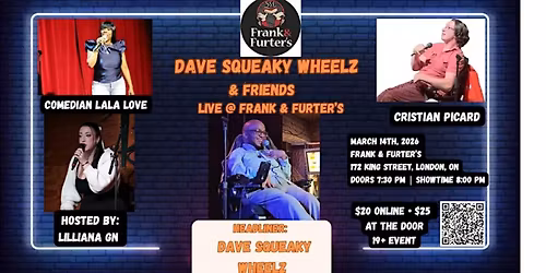 Dave Squeaky Wheelz & friends Live @ Frank & furters