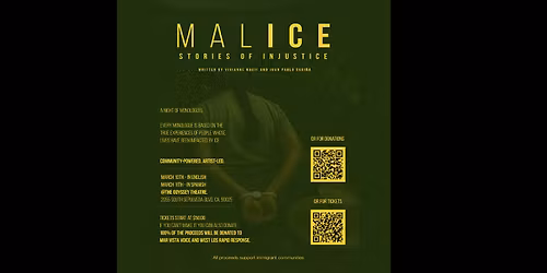 MALICE: Stories of Injustice