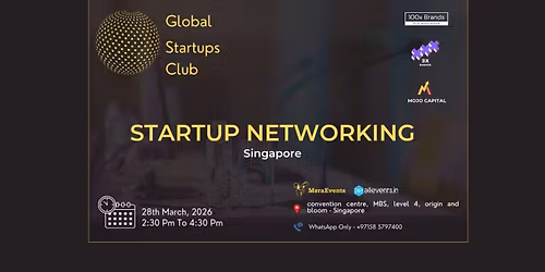 GLOBAL STARTUPS CLUB l STARTUP NETWORKING Singapore 2026