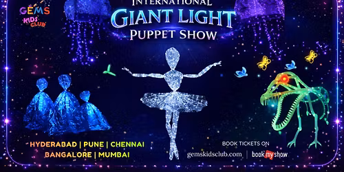 Giant Light Puppet Show