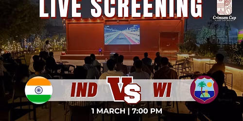 T20 World Cup | India vs West Indies SCREENING
