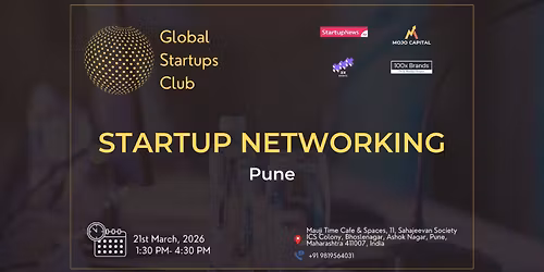 GLOBAL STARTUPS CLUB l STARTUP NETWORKING Pune 2026