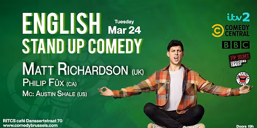 English Comedy at RITCS cafe Matt Richardson
