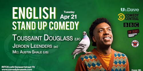English Comedy at RITCS cafe Toussaint Douglass