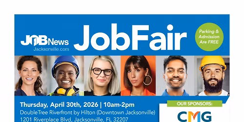 Jacksonville JOB FAIR - 25 Local Companies Hiring for 100's of JOBS