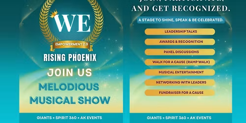 WE Empowerment 2.0: Rising Phoenix \u2013 A Melodious Musical Show