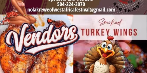 New Orleans East Turkey Wings and Legs Grub, Lemon Drop, Sunday April 26, ,2026