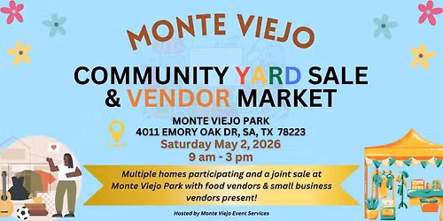 Spring Community Yard Sale & Vendor Market