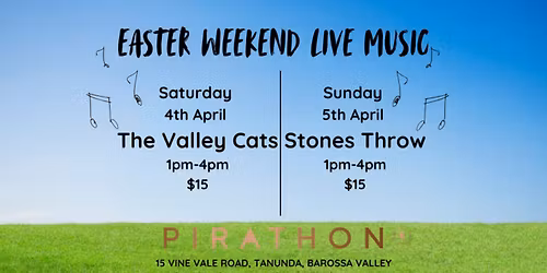 Easter Weekend Live Music Saturday AND Sunday!