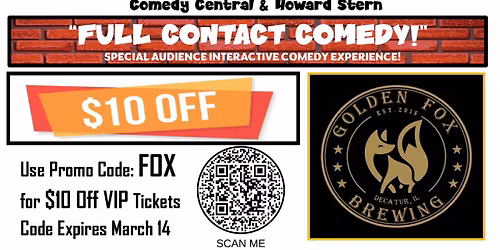 Comic Invasion Live at Golden Fox Brewing