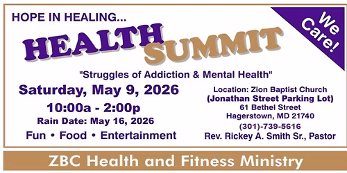 Hope in Healing \u2013 Health Summit 2026 The Struggles of Addiction & Mental Health
