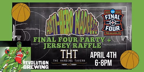 March Madness Final Four Party + Jersey Raffle at The Harding Tavern | Logan Square Sports Bar