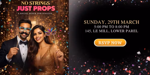 No strings Just props social mixer for singles seeking authentic connections