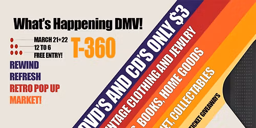 REFRESH AND REWIND RETRO POP UP MARKET!