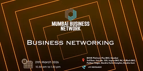 MUMBAI BUSINESS NETWORK | BUSINESS NETWORKING 2026