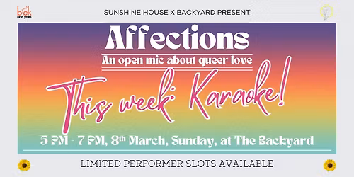 Affections - A Queer Open Mic