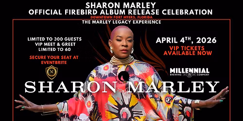 Sharon Marley \u2013 Official Firebird Album Release Celebration| Fort Myers, FL