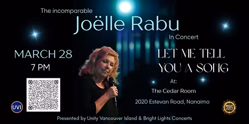 Joelle Rabu in Concert -- Let Me Tell You A Song