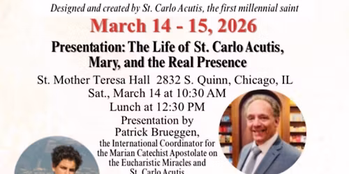 VATICAN INTERNATIONAL EXHIBIT OF MIRACLES OF THE EUCHARIST AT ST. MOTHER TERESA OF CALCUTTA PARISH!