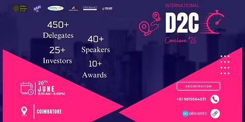 International D2C Conclave'26 | Coimbatore 2026