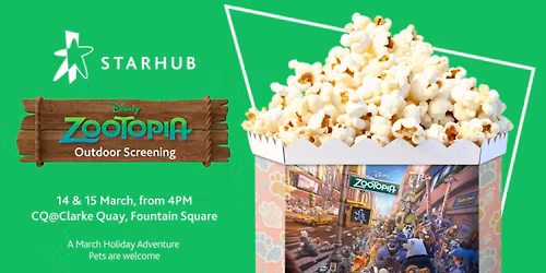 A March Holiday Adventure (Outdoor Screening of Zootopia)\u00a0\u00a0
