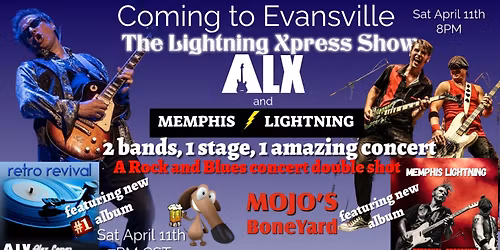 Blues Rock Alex Lopez and Memphis Lightningf