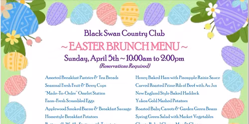 Easter Brunch at Black Swan Country Club