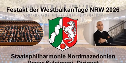 Festakt der WestbalkanTage NRW 2026 | Staatsphilharmonie Nordmazedonien | Desar Sulejmani, Dirigent