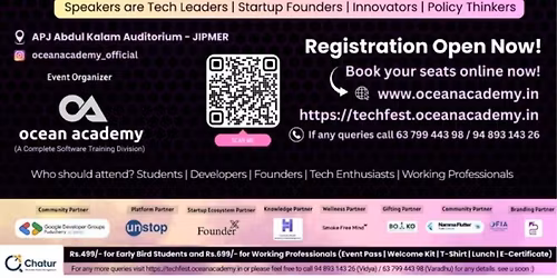 Ocean Academy Techfest Pondicherry – 2nd Edition (2026)