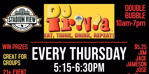 DJ Trivia @ Stadium View