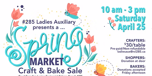 Spring Market: Craft & Bake Sale