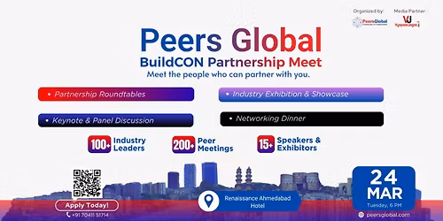 Peers Global BuildCON Partnership Meet \u2013 Ahmedabad