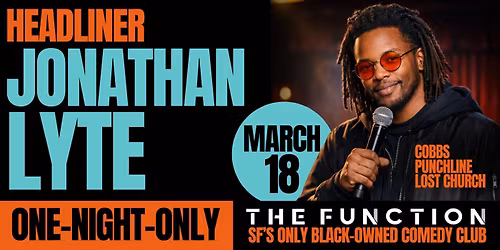 Jonathan Lyte: Live Headliner Comedy at The Function