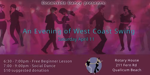 An Evening of West Coast Swing, Free Beginner Lesson + Social Dance