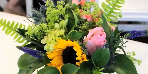 Fresh Floral Arranging + Sip Workshop at CanalSide Food + Drink