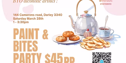 Paint & Bites Party