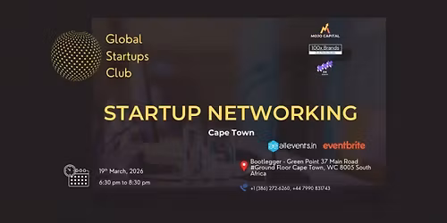 GLOBAL STARTUPS CLUB l STARTUP NETWORKING Cape Town 2026