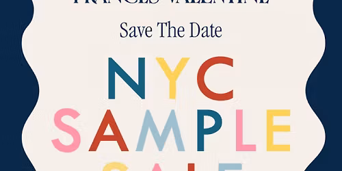 Frances Valentine NYC Sample Sale (3\/25 - 3\/27)