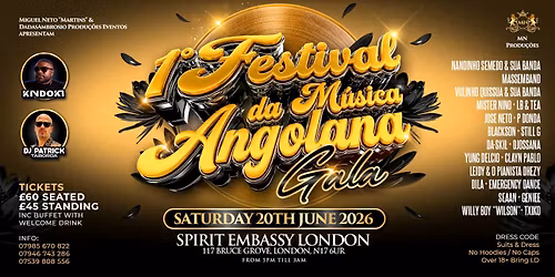 1st Angolan Music Festival in the United Kingdom