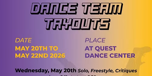Quest Dance Team Tryouts 2026 