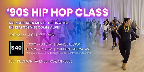 '90s Hip Hop Dance Class