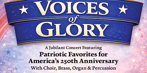 Voices of Glory - Presented by North Valley Chorale