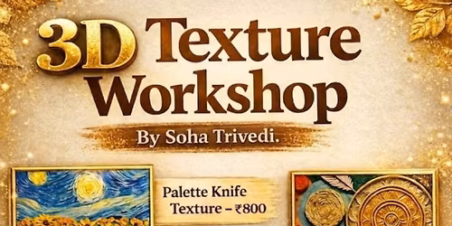 3D texture art workshop 