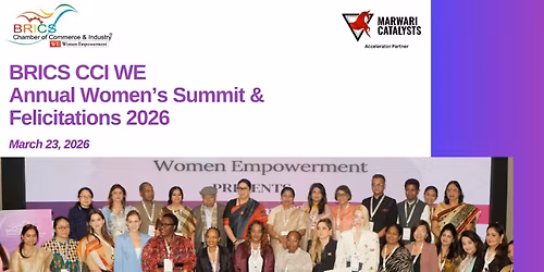 BRICS CCI WE ANNUAL WOMEN SUMMIT & FELICITATION 2026