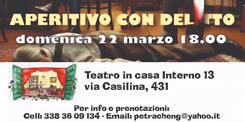 Aperitivo con delitto "Il bradipo"