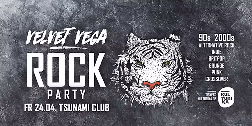 Velvet Vega - Rock Party \/\/ 24.04 Tsunami Club