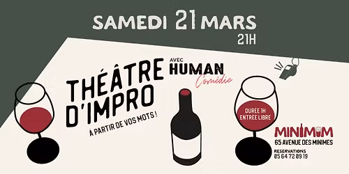 Th\u00e9\u00e2tre d'impro \u2022 Cie Human Com\u00e9die